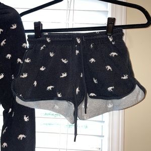 Ivory Ella Drawstring Shorts Size XS